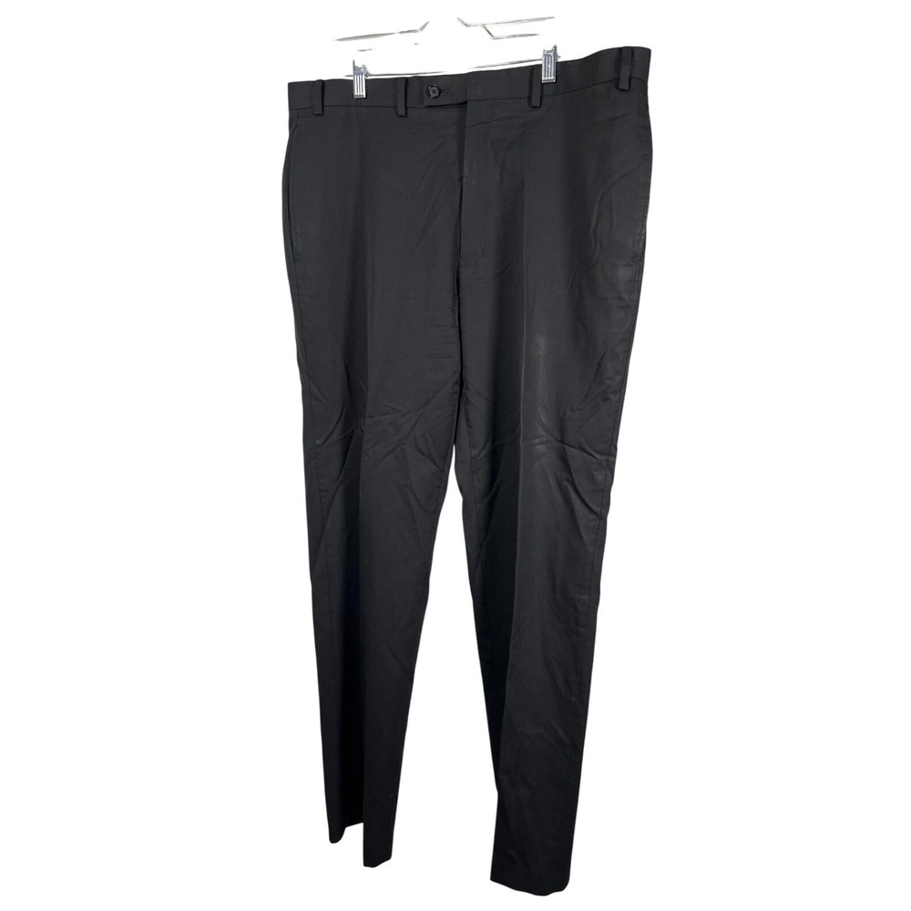 Claiborne Black Wool Blend Dress Pants Size 36W x 32L